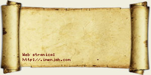 Isidor Stokić vizit kartica